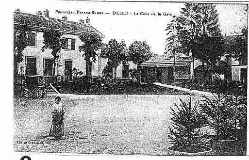 Ville de DELLE Carte postale ancienne